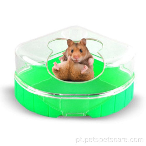 Banheiro de areia de hamster com banheiro de areia para animais de estimação